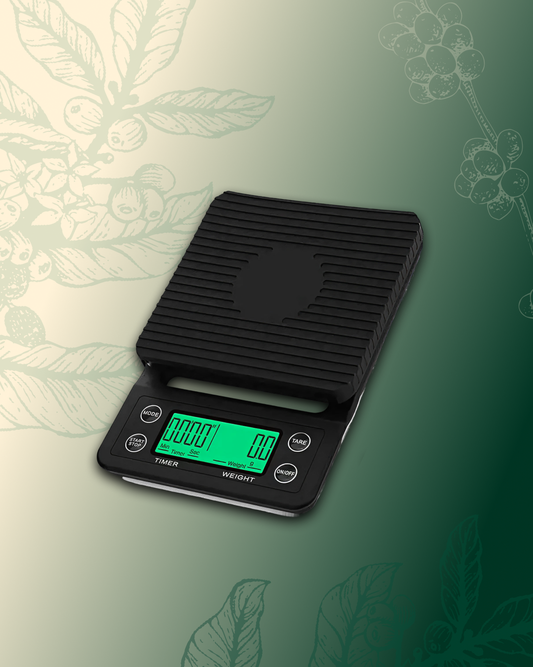 Balança de precisão digital com timer inteligente