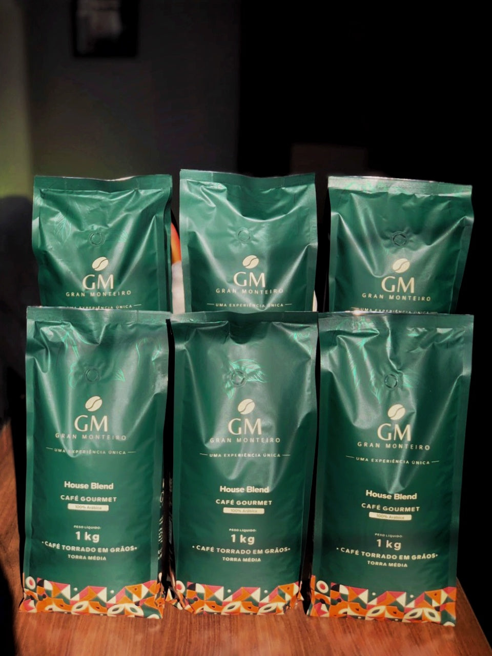 Kit 6 House Blend Gourmet 1Kg em grãos