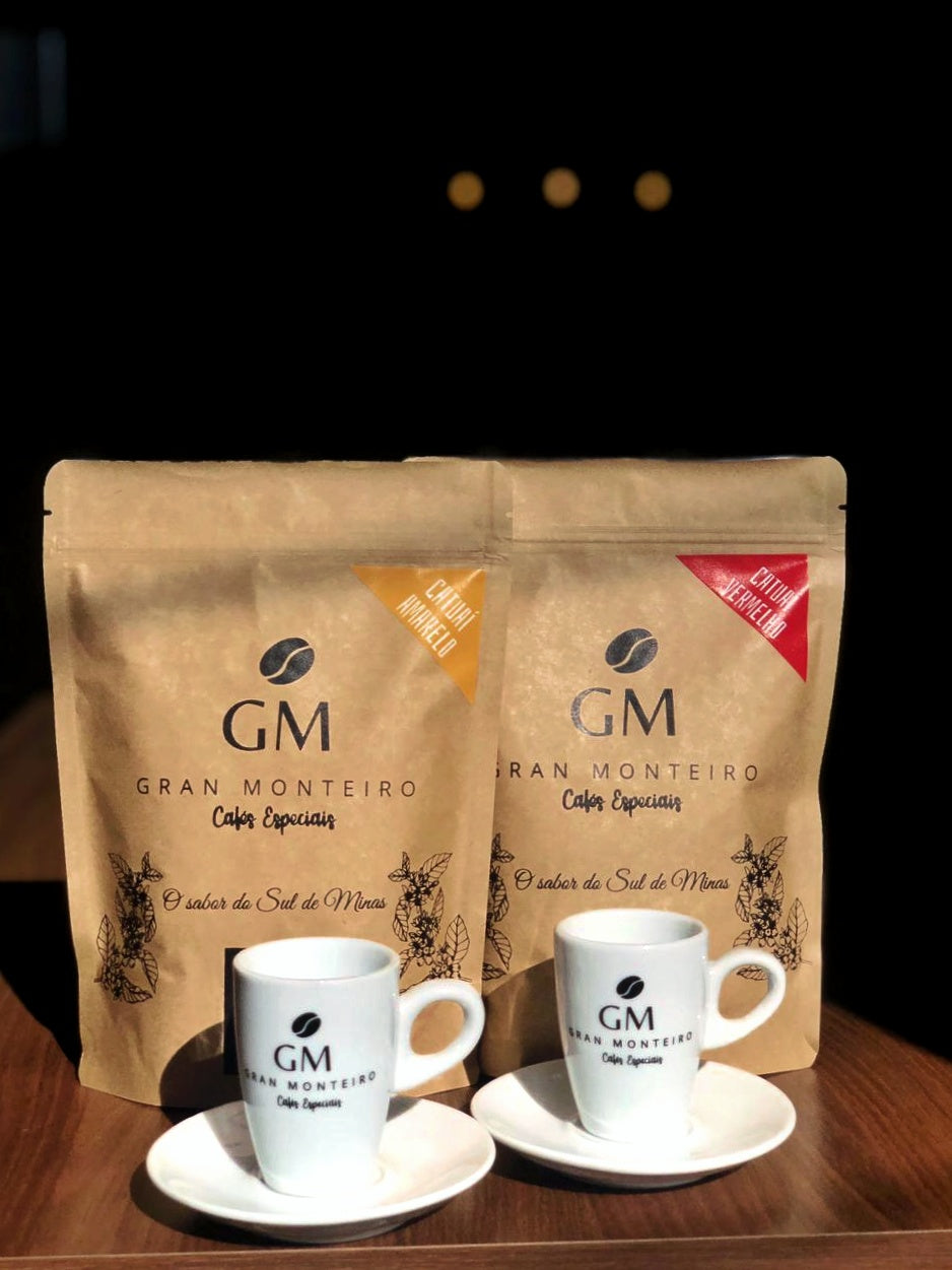 Kit Catuaí Amarelo + Catuaí Vermelho + 2 Xícaras