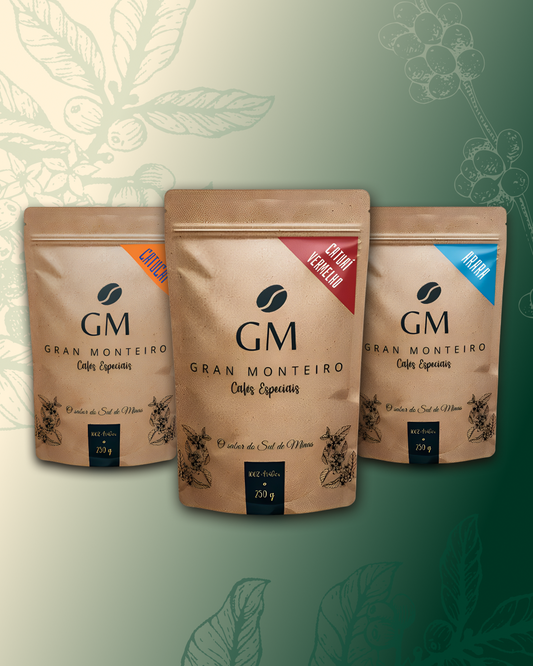 Kit 3 Origens - Arara + Catucaí + Catuaí Vermelho 250g