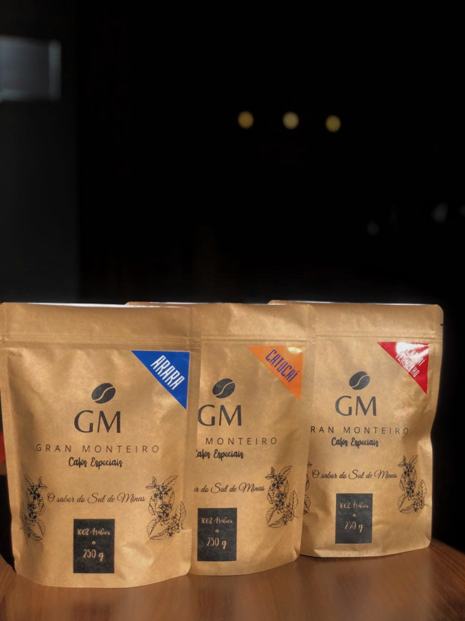 Kit 3 Origens - Arara + Catucaí + Catuaí Vermelho 250g