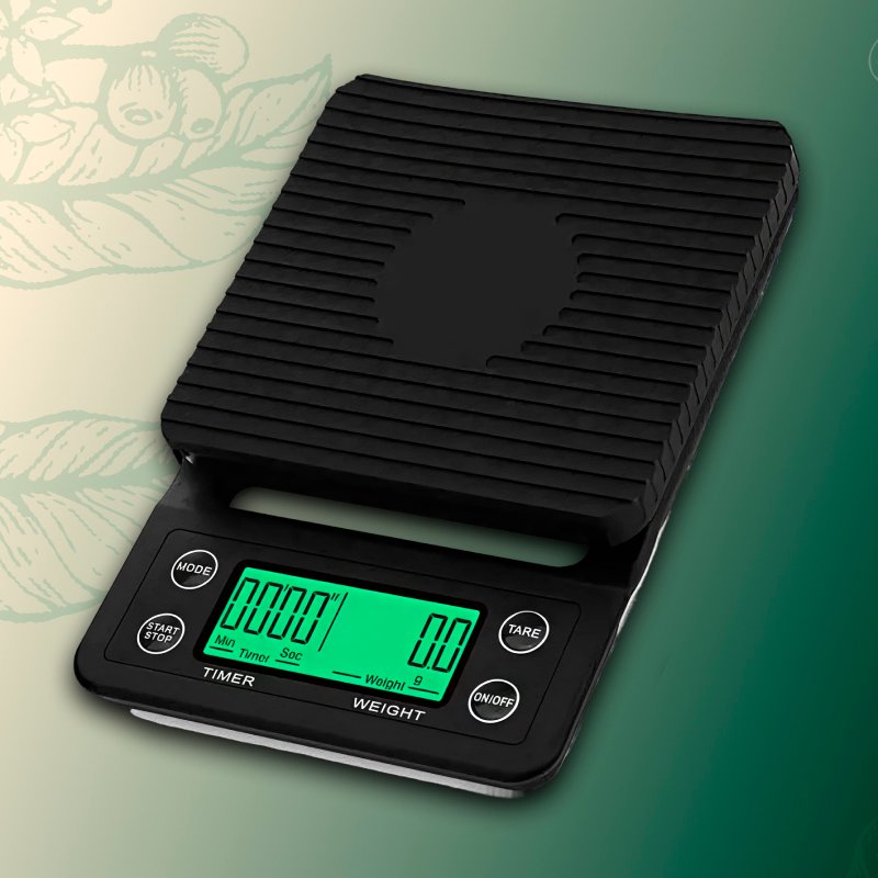 Balança de precisão digital com timer inteligente