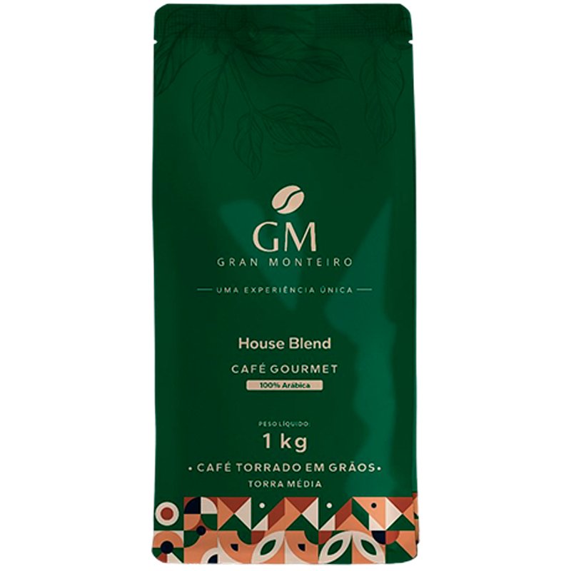 House Blend Gourmet em Grãos - 1Kg - Imagem 2