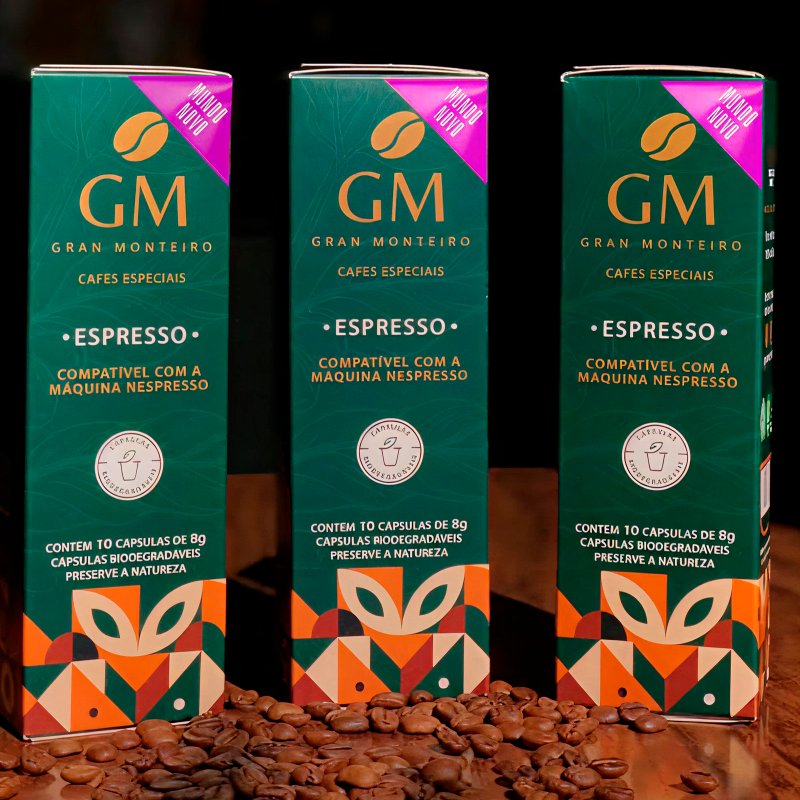 Cápsulas do Café especial Mundo Novo